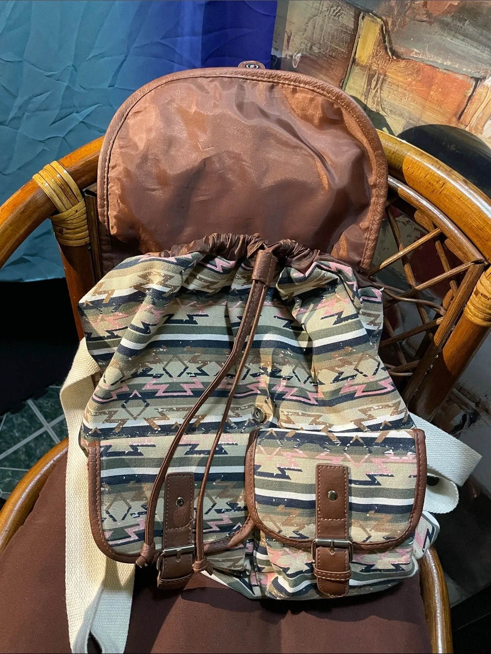 Steve Madden canvas backpack